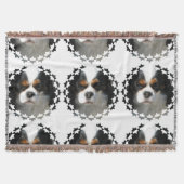 Unbekümmerter Königcharles Spaniel Decke (Vorderseite)
