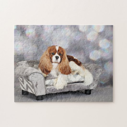 Unbekümmerter Königcharles Spaniel - Ethan Puzzle (Horizontal)