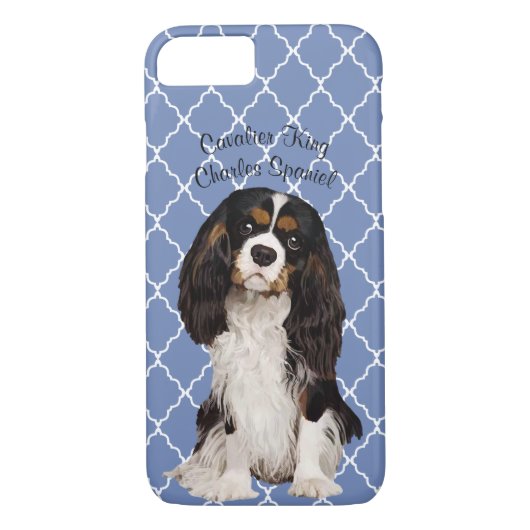 Unbekümmerter Königcharles Spaniel-Handy-Fall Case-Mate iPhone Hülle (Rückseite)