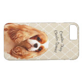 Unbekümmerter Königcharles Spaniel-Handy-Fall Case-Mate iPhone Hülle (Rückseite (Horizontal))