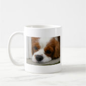 Unbekümmerter Königcharles Spaniel Kaffeetasse (Links)