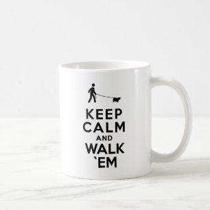 Unbekümmerter Königcharles Spaniel Kaffeetasse