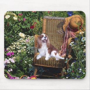 Unbekümmerter Königcharles Spaniel Mousepad
