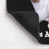 Unbekümmerter Königcharles Spaniel Mousepad (Ecke)
