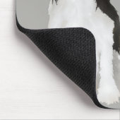 Unbekümmerter Königcharles Spaniel Mousepad (Ecke)