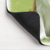 Unbekümmerter Königcharles Spaniel Mousepad (Ecke)