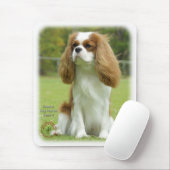 Unbekümmerter Königcharles Spaniel Mousepad (Mit Mouse)