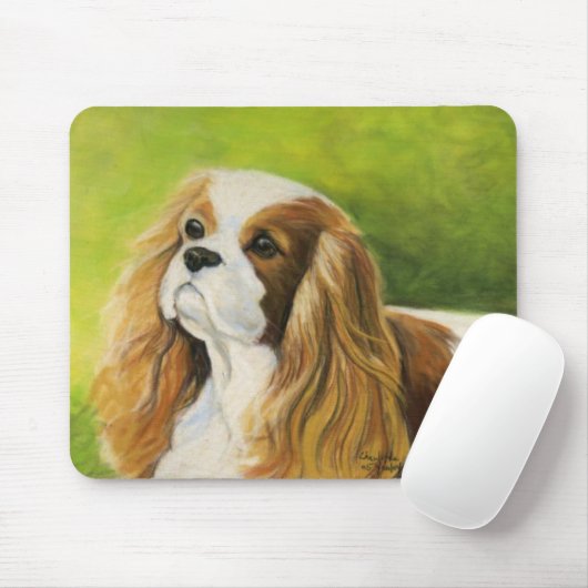 "Unbekümmerter Königcharles Spaniel-" Mousepad (Mit Mouse)