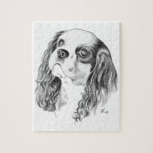 Unbekümmerter Königcharles Spaniel Puzzle