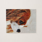 Unbekümmerter Königcharles Spaniel Puzzle (Horizontal)