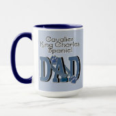 Unbekümmerter Königcharles Spaniel VATER Tasse (Links)