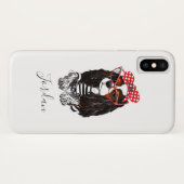 Unbekümmerter Königcharles Spaniel von Paris mit Case-Mate iPhone Hülle (Rückseite (Horizontal))