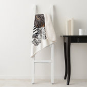 Unbekümmerter Königcharles Spaniel von Paris mit Sherpadecke (Beispiel)