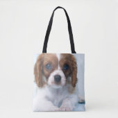 Unbekümmerter Königcharles Spaniel-Welpe Tasche (Vorderseite)