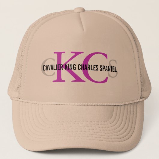 Unbekümmerter Königcharles Truckerkappe (Vorderseite)