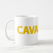 Unbekümmerter netter Charlesspaniel-Vater Kaffeetasse (Links)