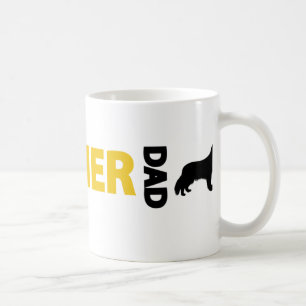 Unbekümmerter netter Charlesspaniel-Vater Kaffeetasse