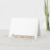 Unbekümmerter vermisster Königcharles Spaniel Karte (Rückseite)