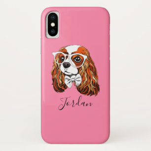 Unbekümmertes Königcharles Spaniel-Porträt Case-Mate iPhone Hülle