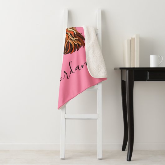 Unbekümmertes Königcharles Spaniel-Porträt | Sherpadecke (Beispiel)