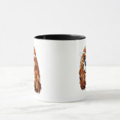 Unbekümmertes Königcharles Spaniel-Porträt Tasse (Zentrum)