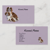 Unbekümmertes Königcharles Visitenkarte (Vorne/Hinten)