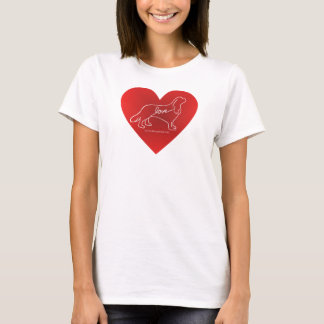 Unbekümmertes Liebe-T-Shirt T-Shirt