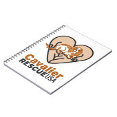 Unbekümmertes Rettung USA-Logo Notizblock (Linke Seite)