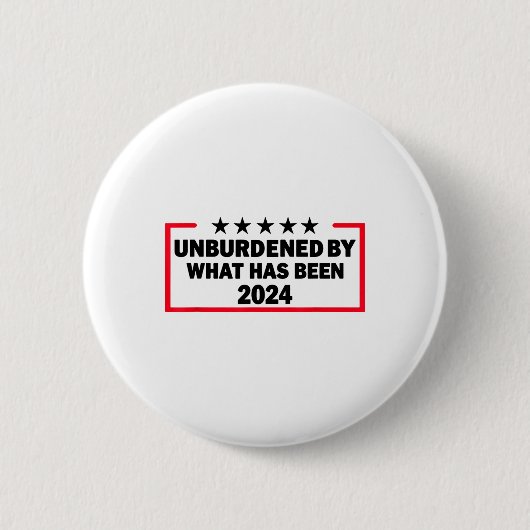 Unbelastet durch den Sieg Trumps 2024 Button (Vorderseite)