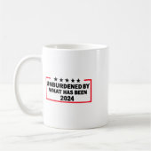 Unbelastet durch den Sieg Trumps 2024 Kaffeetasse (Links)