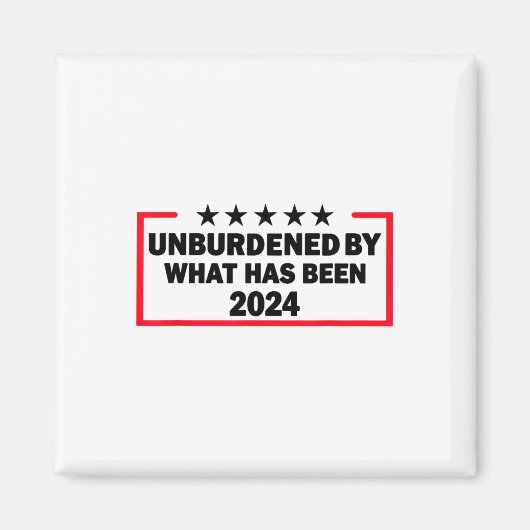 Unbelastet durch den Sieg Trumps 2024 Magnet (Vorne)