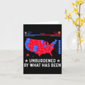 Unbelastet durch Trump Wahlplan Karte (Gelbe Blume)