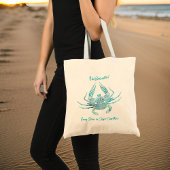 UnBelizable Go Slow in Caye Caulker Belize Crab Tragetasche