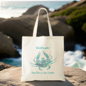 UnBelizable Go Slow in Caye Caulker Belize Crab Tragetasche