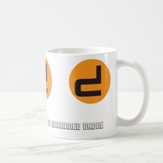 Unbemannte Drohne-Tasse Kaffeetasse (Rechts)