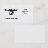 Unbemannte Luftfahrzeuge oder Drohnen Visitenkarte (Vorne/Hinten)