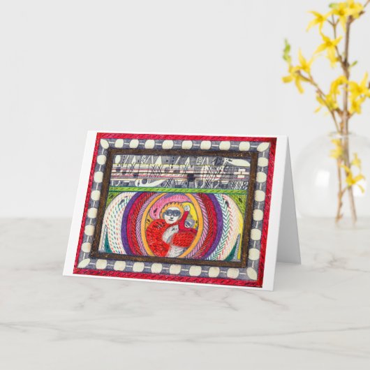 Unbenannt (0952) | Adolf Wolfli | Karte (Gelbe Blume)