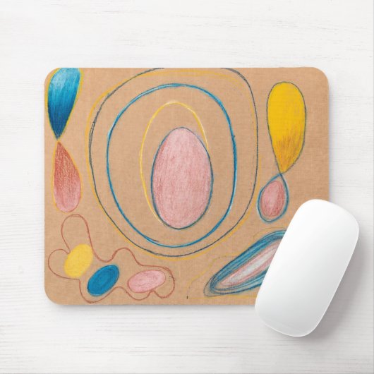 Unbenannt, 1908 von Hilma af Klint Mousepad (Mit Mouse)