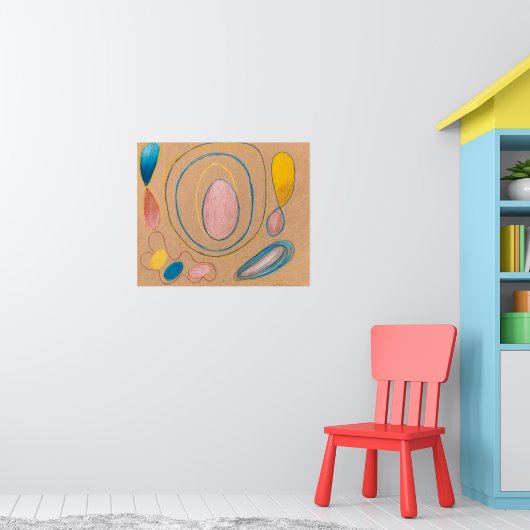 Unbenannt, 1908 von Hilma af Klint Poster (Kinderzimmer 1)