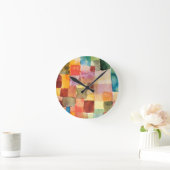Unbenannt (1914) von Paul Klee Runde Wanduhr (Zuhause)