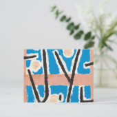 Unbenannt, 1938 von Paul Klee Postkarte (Stehend Vorderseite)