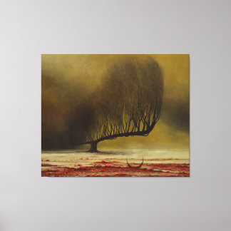 Unbenannt (Albtraum) von Zdzislaw Beksinski Leinwanddruck