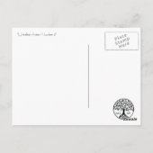 Unbenannt Aster Nummer 3 Postkarte (Rückseite)