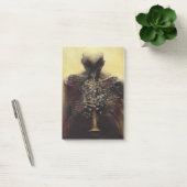 Unbenannt (Der Flutist) von Zdzislaw Beksinski Post-it Klebezettel (Büro)