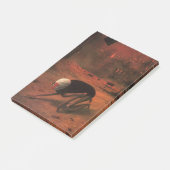 Unbenannt (Die Kreatur) von Zdzislaw Beksinski Post-it Klebezettel (angewinkelt)