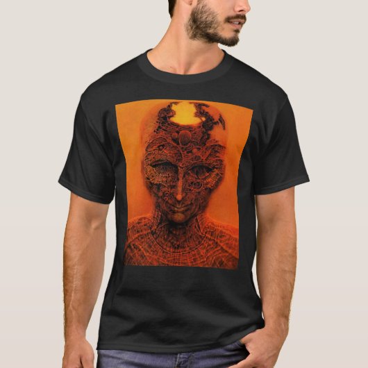 Unbenannt (Hinter der Haut) von Zdzisław Beksiński T-Shirt (Vorderseite)