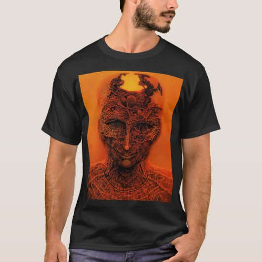 Unbenannt (Hinter der Haut) von Zdzisław Beksiński T-Shirt (Vorderseite)