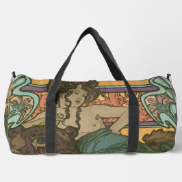 Unbenannt nach Alphonse Mucha (1902) Duffle Bag