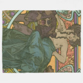 Unbenannt nach Alphonse Mucha (1902) Fleecedecke (Vorderseite (Horizontal))