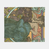 Unbenannt nach Alphonse Mucha (1902) Fleecedecke (Vorderseite (Horizontal))
